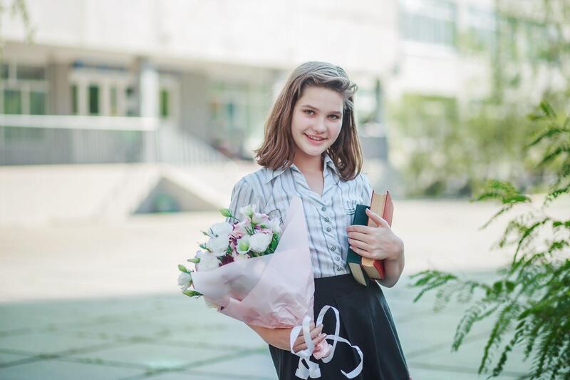 Цветы на последний звонок
